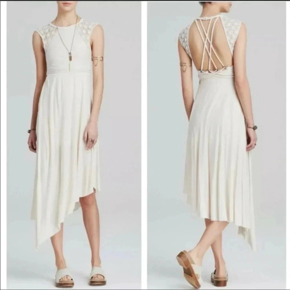 Free people afternoon delight asymmetrical dress - Picture 4 of 11